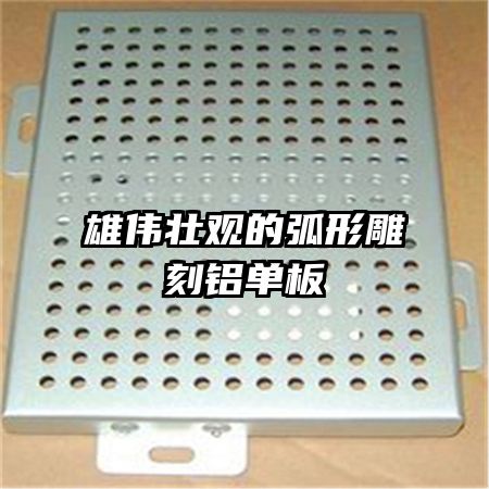 雄伟壮观的弧形雕刻铝单板