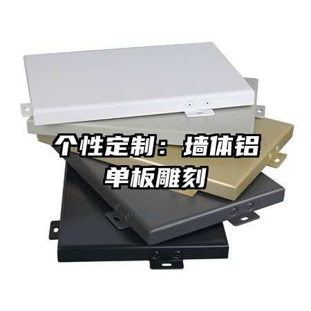 个性定制:墙体铝单板雕刻